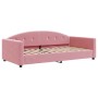 Sofá cama nido con colchón terciopelo rosa 100x200 cm de vidaXL, Camas y somieres - Ref: Foro24-3197335, Precio: 444,17 €, De...