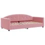 Sofá cama nido con colchón terciopelo rosa 90x200 cm de vidaXL, Camas y somieres - Ref: Foro24-3197328, Precio: 442,18 €, Des...