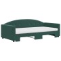 Sofá cama nido con colchón terciopelo verde oscuro 100x200 cm de vidaXL, Camas y somieres - Ref: Foro24-3197334, Precio: 429,...