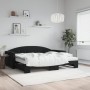 Ausziehbares Schlafsofa mit schwarzer Samtmatratze 90x200 cm von vidaXL, Betten und Lattenroste - Ref: Foro24-3197329, Preis:...