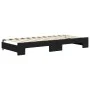 Trundle sofa bed with black velvet mattress 90x200 cm by vidaXL, Beds and slatted bases - Ref: Foro24-3197329, Price: 444,14 ...