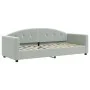 Trundle sofa bed with light gray velvet mattress 80x200 cm by vidaXL, Beds and slatted bases - Ref: Foro24-3197318, Price: 41...