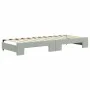 Trundle sofa bed with light gray velvet mattress 80x200 cm by vidaXL, Beds and slatted bases - Ref: Foro24-3197318, Price: 41...