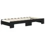 Sofá cama nido con colchón terciopelo negro 90x190 cm de vidaXL, Camas y somieres - Ref: Foro24-3197340, Precio: 406,16 €, De...