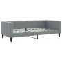 Trundle sofa bed with light gray fabric mattress 90x200 cm by vidaXL, Beds and slatted bases - Ref: Foro24-3196596, Price: 44...