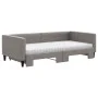Trundle sofa bed with taupe gray fabric mattress 100x200 cm by vidaXL, Beds and slatted bases - Ref: Foro24-3196604, Price: 4...