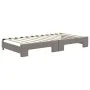 Trundle sofa bed with taupe gray fabric mattress 100x200 cm by vidaXL, Beds and slatted bases - Ref: Foro24-3196604, Price: 4...