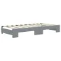 Trundle sofa bed with light gray fabric mattress 90x190 cm by vidaXL, Beds and slatted bases - Ref: Foro24-3196606, Price: 41...