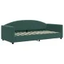 Sofá cama nido con colchón terciopelo verde oscuro 90x200 cm de vidaXL, Camas y somieres - Ref: Foro24-3197327, Precio: 441,6...