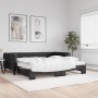 Trundle sofa bed with black fabric mattress 100x200 cm by vidaXL, Beds and slatted bases - Ref: Foro24-3196603, Price: 437,25...