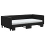 Trundle sofa bed with black fabric mattress 100x200 cm by vidaXL, Beds and slatted bases - Ref: Foro24-3196603, Price: 437,25...
