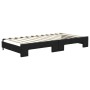 Trundle sofa bed with black fabric mattress 100x200 cm by vidaXL, Beds and slatted bases - Ref: Foro24-3196603, Price: 437,25...