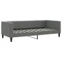 Trundle sofa bed with dark gray fabric mattress 90x200 cm by vidaXL, Beds and slatted bases - Ref: Foro24-3196597, Price: 444...
