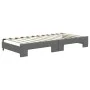 Trundle sofa bed with dark gray fabric mattress 90x200 cm by vidaXL, Beds and slatted bases - Ref: Foro24-3196597, Price: 444...