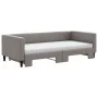 Trundle sofa bed with taupe gray fabric mattress 90x200 cm by vidaXL, Beds and slatted bases - Ref: Foro24-3196599, Price: 44...