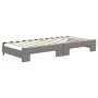 Trundle sofa bed with taupe gray fabric mattress 90x200 cm by vidaXL, Beds and slatted bases - Ref: Foro24-3196599, Price: 44...