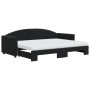 Trundle sofa bed with black velvet mattress 80x200 cm by vidaXL, Beds and slatted bases - Ref: Foro24-3197322, Price: 410,43 ...