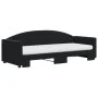 Trundle sofa bed with black velvet mattress 80x200 cm by vidaXL, Beds and slatted bases - Ref: Foro24-3197322, Price: 427,13 ...