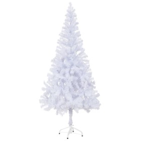 Árbol de Navidad artificial con soporte 620 ramas 180 cm