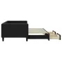 Trundle sofa bed with drawers black fabric 90x200 cm by vidaXL, Beds and slatted bases - Ref: Foro24-3196616, Price: 288,94 €...