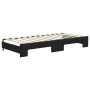 Sofá cama nido con cajones tela negro 90x200 cm de vidaXL, Camas y somieres - Ref: Foro24-3196616, Precio: 255,35 €, Descuent...