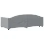 Sofá cama nido con cajones tela gris claro 100x200 cm de vidaXL, Camas y somieres - Ref: Foro24-3197229, Precio: 299,43 €, De...