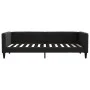 Trundle sofa bed with drawers black fabric 100x200 cm by vidaXL, Beds and slatted bases - Ref: Foro24-3196621, Price: 296,17 ...