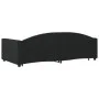 Trundle sofa bed with drawers black fabric 100x200 cm by vidaXL, Beds and slatted bases - Ref: Foro24-3197231, Price: 300,95 ...