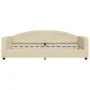 Sofá cama nido con cajones tela color crema 100x200 cm de vidaXL, Camas y somieres - Ref: Foro24-3197233, Precio: 303,46 €, D...