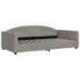 Trundle sofa bed with drawers taupe gray fabric 100x200 cm by vidaXL, Beds and slatted bases - Ref: Foro24-3197232, Price: 30...