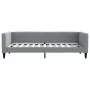 Trundle sofa bed with drawers light gray fabric 90x200 cm by vidaXL, Beds and slatted bases - Ref: Foro24-3196614, Price: 289...