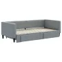 Sofá cama nido con cajones tela gris claro 90x190 cm de vidaXL, Camas y somieres - Ref: Foro24-3196624, Precio: 300,59 €, Des...
