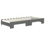 Trundle sofa bed with drawers dark gray fabric 100x200 cm by vidaXL, Beds and slatted bases - Ref: Foro24-3196620, Price: 298...