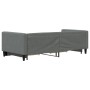 Trundle sofa bed with drawers dark gray fabric 90x200 cm by vidaXL, Beds and slatted bases - Ref: Foro24-3196615, Price: 276,...