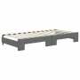Trundle sofa bed with drawers dark gray fabric 90x200 cm by vidaXL, Beds and slatted bases - Ref: Foro24-3196615, Price: 276,...