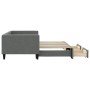 Trundle sofa bed with drawers dark gray fabric 90x190 cm by vidaXL, Beds and slatted bases - Ref: Foro24-3196625, Price: 312,...