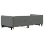 Ausziehbares Schlafsofa mit Schubladen aus dunkelgrauem Stoff, 90 x 190 cm von vidaXL, Betten und Lattenroste - Ref: Foro24-3...