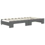 Trundle sofa bed with drawers dark gray fabric 90x190 cm by vidaXL, Beds and slatted bases - Ref: Foro24-3196625, Price: 312,...