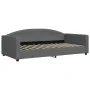 Trundle sofa bed with drawers dark gray fabric 100x200 cm by vidaXL, Beds and slatted bases - Ref: Foro24-3197230, Price: 299...