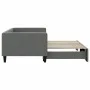 Trundle sofa bed dark gray fabric 90x190 cm by vidaXL, Beds and slatted bases - Ref: Foro24-3196589, Price: 274,11 €, Discoun...