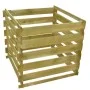 Square wooden slat composter 0.54 m3 by vidaXL, Composters - Ref: Foro24-41656, Price: 63,75 €, Discount: %