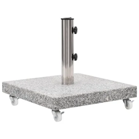 Base de sombrilla cuadrada de granito gris 30 kg de vidaXL, Bases para sombrillas - Ref: Foro24-48563, Precio: 97,21 €, Descu...