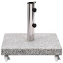 Quadratische graue Granit-Sonnenschirmbasis 30 kg von vidaXL, Schirmständer - Ref: Foro24-48563, Preis: 99,21 €, Rabatt: %