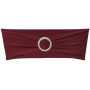 Elastic decorative bow for chairs with buckle 25 pieces Bordeaux by vidaXL, Covers - Ref: Foro24-130347, Price: 30,26 €, Disc...