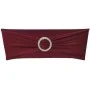 Elastic decorative bow for chairs with buckle 25 pieces Bordeaux by vidaXL, Covers - Ref: Foro24-130347, Price: 29,65 €, Disc...