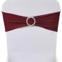 Elastic decorative bow for chairs with buckle 25 pieces Bordeaux by vidaXL, Covers - Ref: Foro24-130347, Price: 29,65 €, Disc...