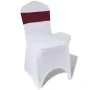 Elastic decorative bow for chairs with buckle 25 pieces Bordeaux by vidaXL, Covers - Ref: Foro24-130347, Price: 29,65 €, Disc...