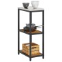 Estante de almacenamiento de cocina Oxidado Acero ennegrecido