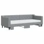 Ausziehbares Schlafsofa mit hellgrauer Stoffmatratze 80x200 cm von vidaXL, Betten und Lattenroste - Ref: Foro24-3197439, Prei...