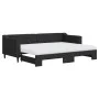 Sofá cama nido con colchón tela negro 80x200 cm de vidaXL, Camas y somieres - Ref: Foro24-3197441, Precio: 425,13 €, Descuent...
